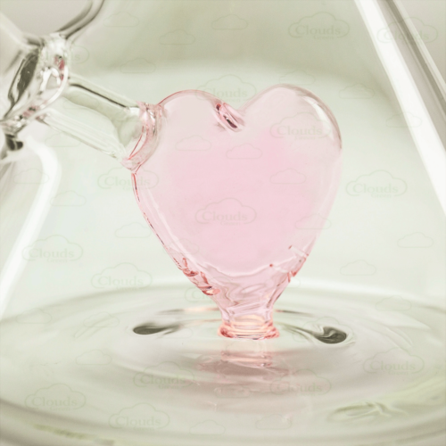 Heart LOVE PERC BEAKER BONG