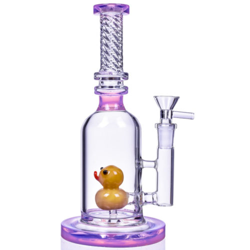 Duck-glass-bong-clouds-green