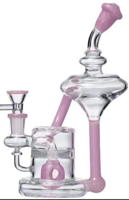 Glass-recycler-pink-bong-clouds-green