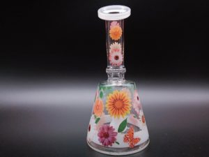 flower decal Glass Mini Rig (10)