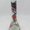 hand painted design beaker