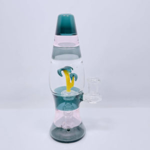 lava lamp glass dab rig