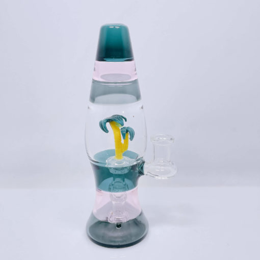 lava lamp glass dab rig