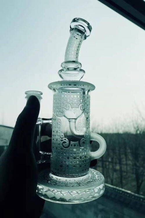 frosted glass recycler