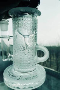frosted glass recycler