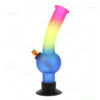 12inch rainbow rubber base glass bong2