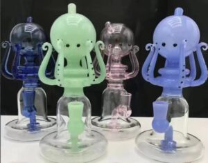 Mini Unique Octopus Glass Rig