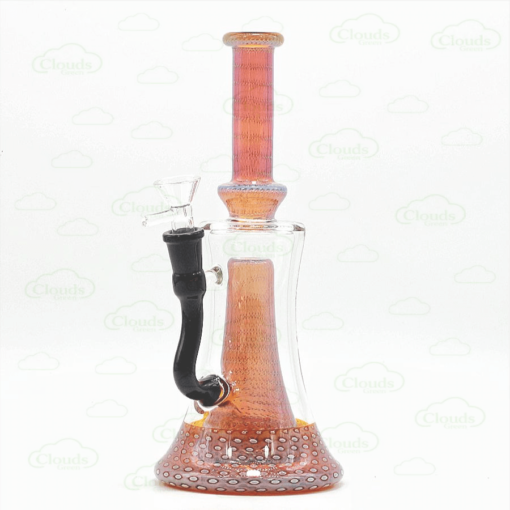 10inch silver fumed glass rig