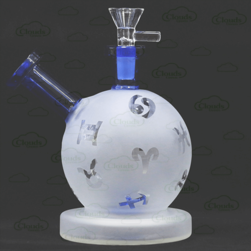 frosted snowball glass dab rig