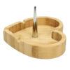 heart shape wood ashtray