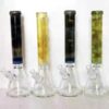 sliver fumed glass beaker