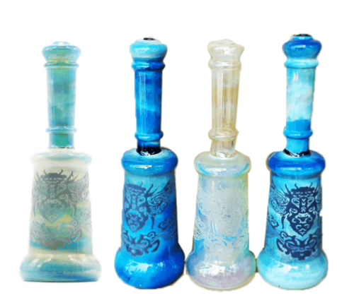 10inch sliver fumed glass bong