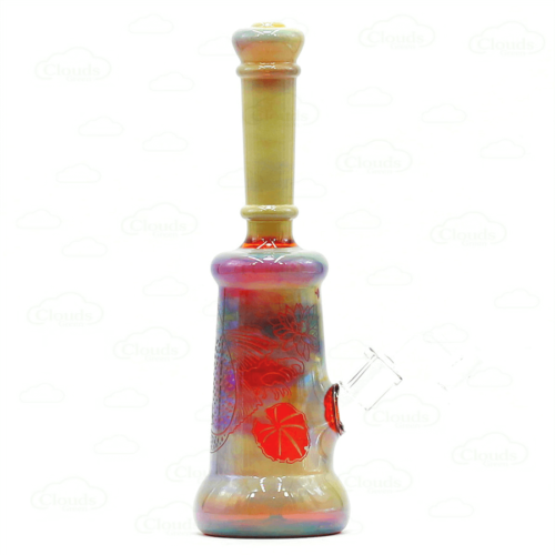 10inch sliver fumed glass bong