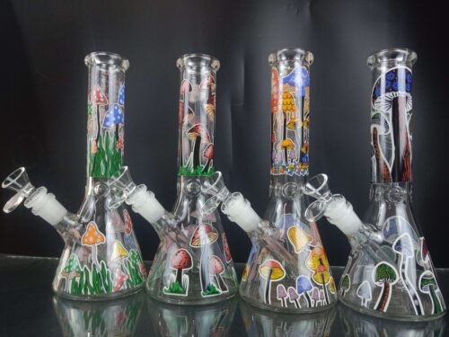 Glow in the dark Mushroom beaker