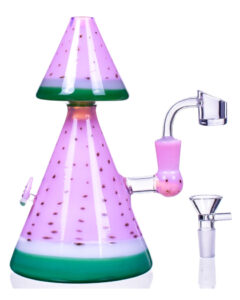Watermelon Glass Dab rig