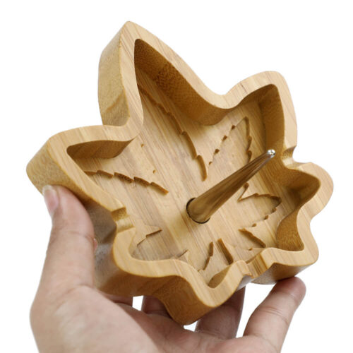 cannabis leaf ashtray