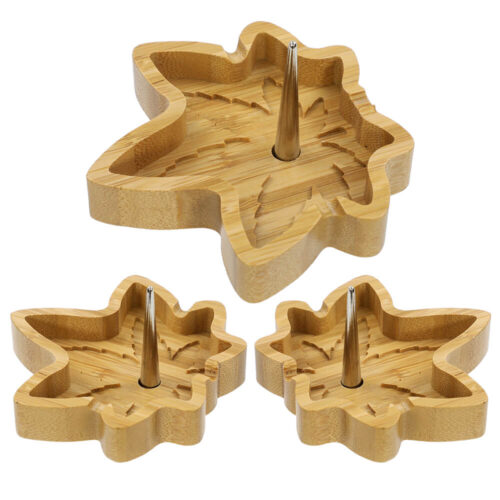 cannabis leaf ashtray