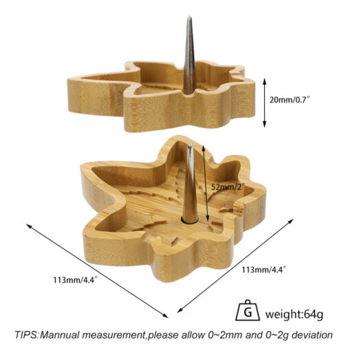 cannabis leaf ashtray