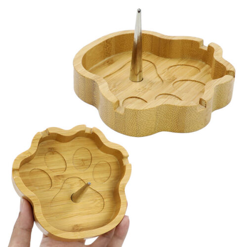 claw wood ashtray
