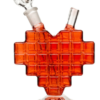 heart Glass dab rig