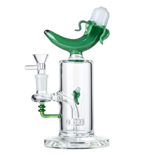 portable banana fruit glass dab rig