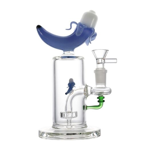portable banana fruit glass dab rig