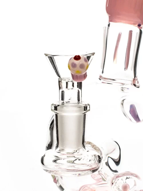 7inch cute cupcake glass dab rig