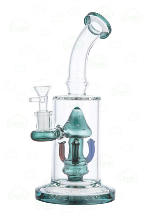 9inch mushroom glass bong