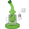 Nice recycler glass dab rig