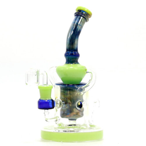 Nice recycler glass dab rig