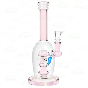 Straight Neck Thick Base Mushroom Bong