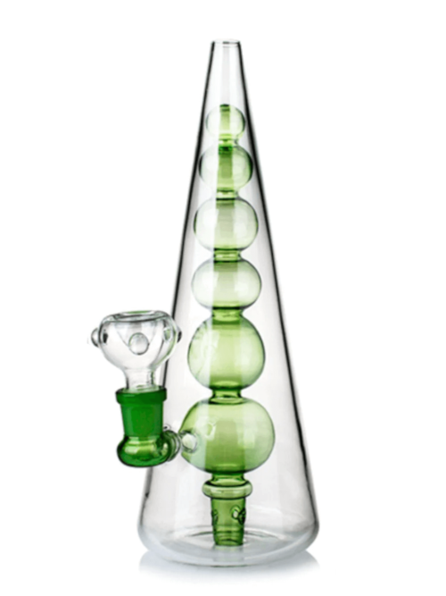 12” Glass Bubbles Bong