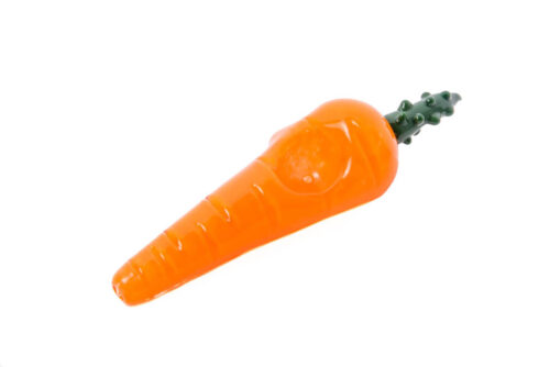 carrot glass hand pipe