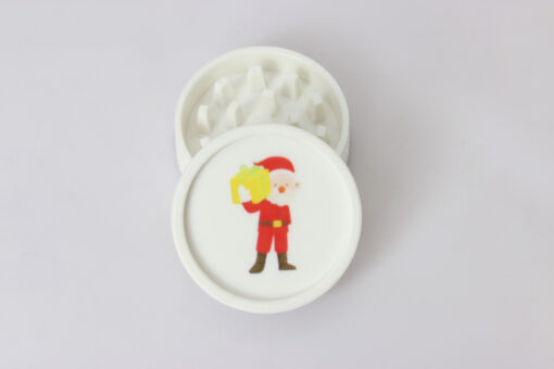 2 piece fully degradation Christmas plastic grinder