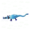 Crocodile glass hand pipe