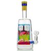 alcohol glass bottle bong with decal