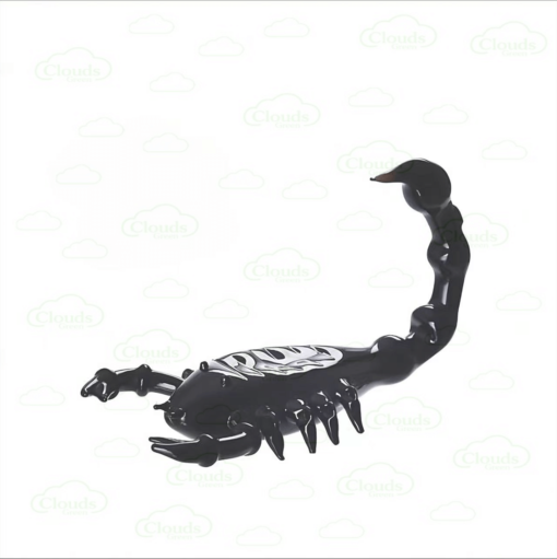 scorpion glass hand pipe