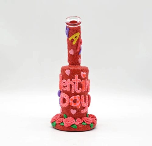 valentines rose glass rig