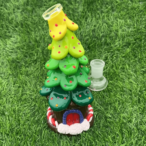 glow in the dark Christmas tree glass rig