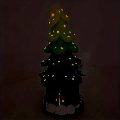 glow in the dark Christmas tree glass rig