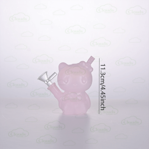 hello kitty glass dab rig