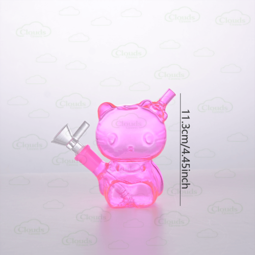 hello kitty glass dab rig