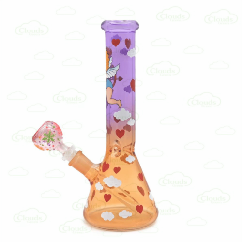 Valentine's Day Cupid Glass Beaker