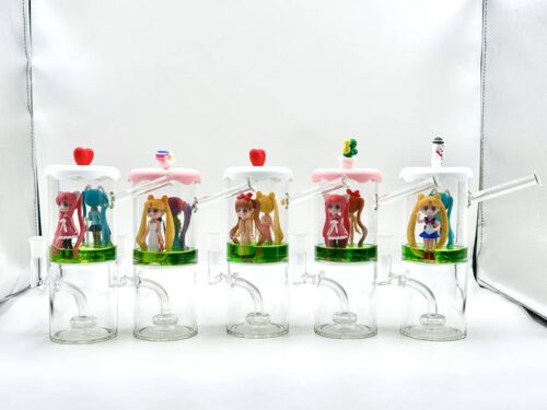 kawaii silicone glass combo bong rig