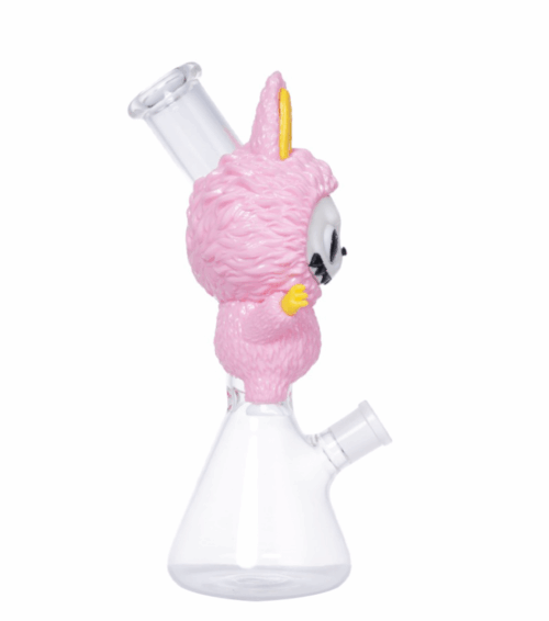 3D Hand-painted Labubu Glass Bong