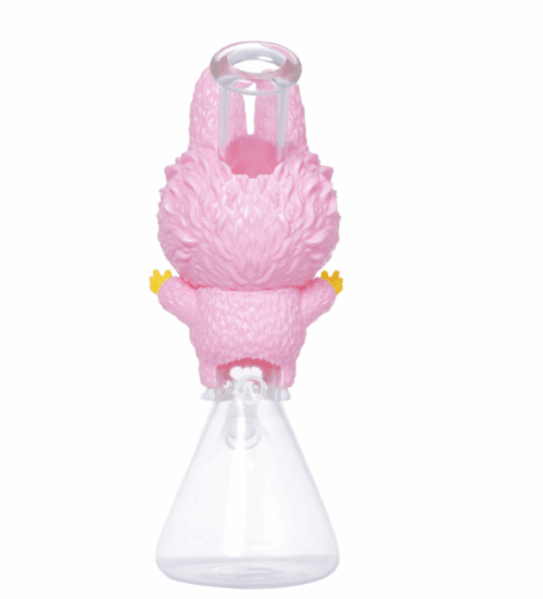 3D Hand-painted Labubu Glass Bong