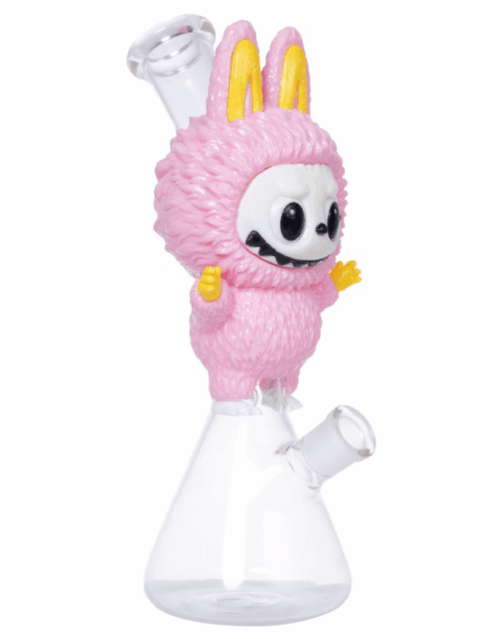 3D Hand-painted Labubu Glass Bong