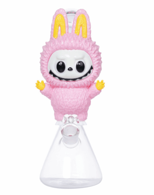 3D Hand-painted Labubu Glass Bong
