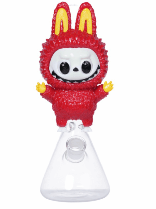 3D Hand-painted Labubu Glass Bong