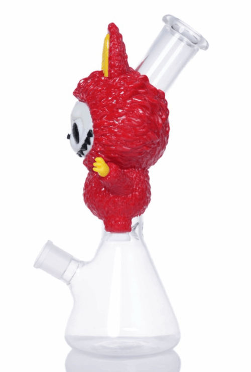 3D Hand-painted Labubu Glass Bong